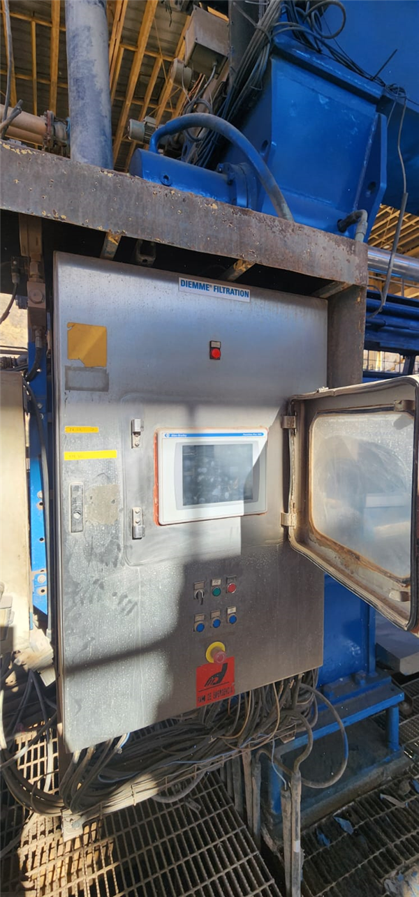 3 Units - Used Diemme Filtration Ght 2500f Dry Stack Tailings Filters)
